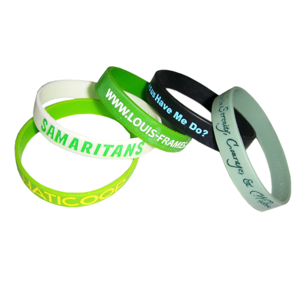 Printed silicon wristband for event | EVPW5158